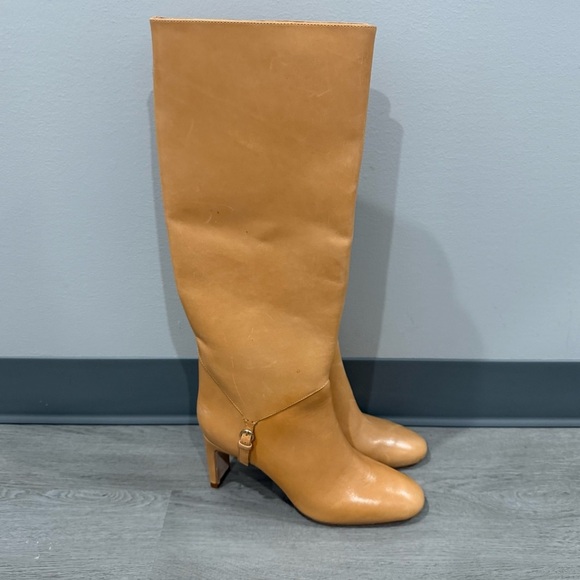 Reformation Boots Gaelle Knee High in Buckskin Tan Leather - Picture 4 of 16